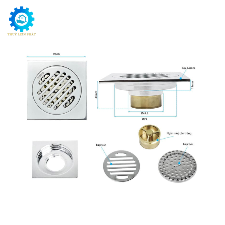 Phễu Thoát Sàn Chống Trào Ngược Nước – ảnh 4